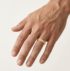 Bague de mariage élégante en or jaune