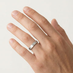 Stylové snubní prsteny z bílého zlata