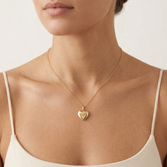 Colgante de corazón liso