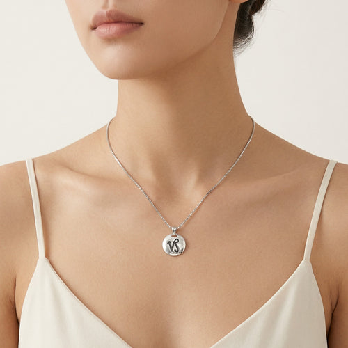 Pendentif en argent Capricorne