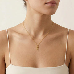 Pendentif aile en or