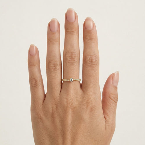 Eleganter Diamant Damenring