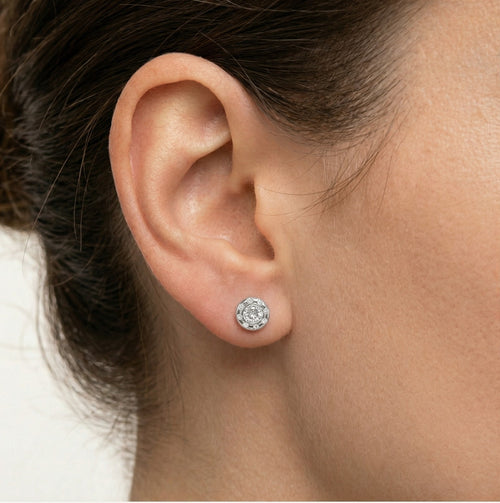 Hochglanz-Cubic-Zirkonia-Stecker