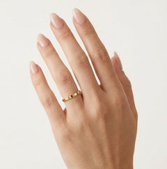 Anillo de boda fino de 2 mm en oro amarillo