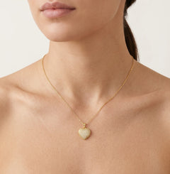 Herz Zirkonia Goldanhänger