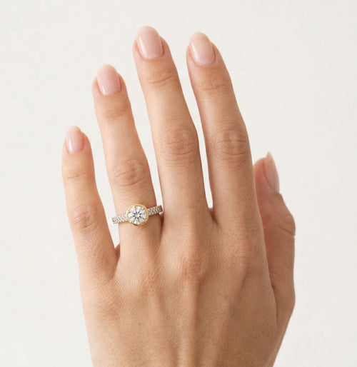 Fantasie Gelbgold-Ring