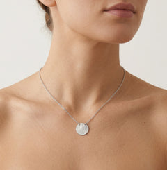 Collier rond simple en argent