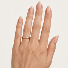 Klasické snubní prsteny z růžového zlata