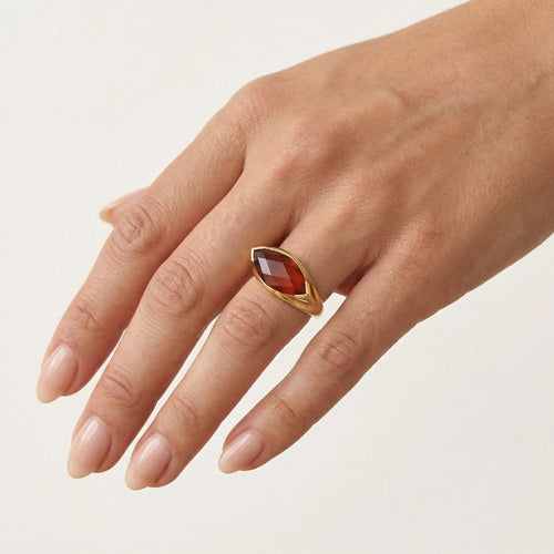 Marquise-Tansanit-Ring
