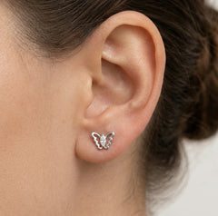 Clous d’oreilles papillon marquise