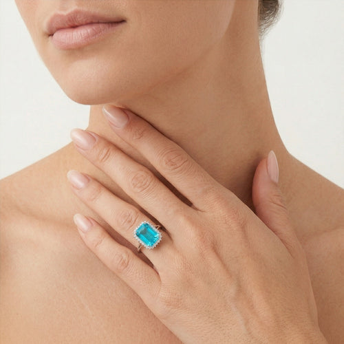 Syntetický turmalínový prsten