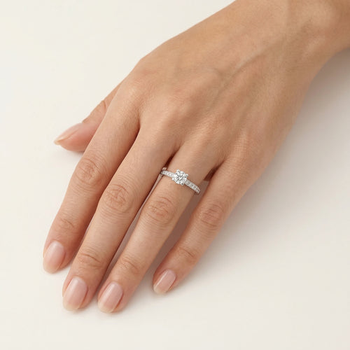 Prächtiger Diamant-Weißgold-Ring