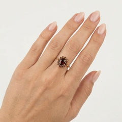 Anillo de gemas "Armonía encantadora"