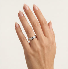 Zweifarbige Gold-Eheringe mit und ohne Edelsteine