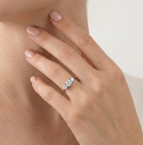 Three stone ring