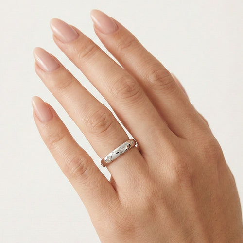 Snubní prsteny z bílého zlata