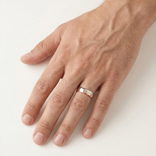 Zweifarbige Gold-Eheringe mit und ohne Edelsteine