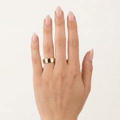 Massive Gelbgold-Eheringe