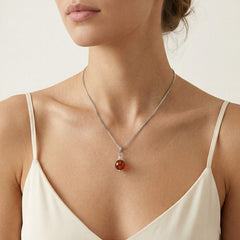 Colgante de bola de ámbar