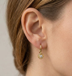 Spiral-Ohrringe aus Gold