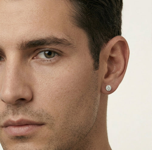 Okouzlující diamantové náušnice z bílého zlata