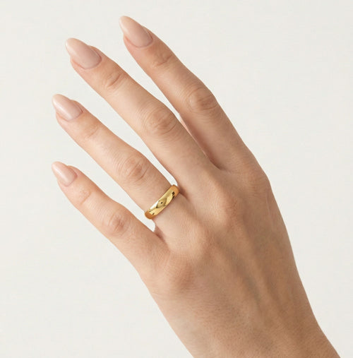 Klassische 5 mm breite Trauringe aus Gelbgold