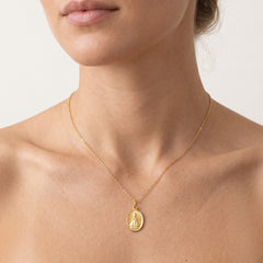 Gelbgold-Anhänger Jesuskind von Prag