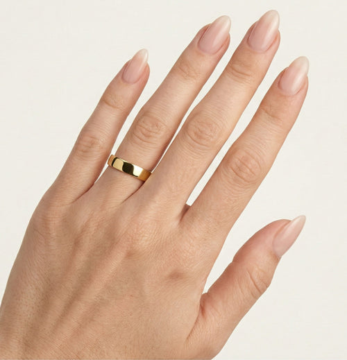 Alliance légère de 3 mm en or jaune