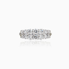 Bague en or avec diamant scintillant