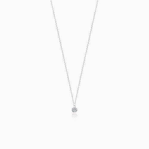 Gold-Halskette mit einem Diamanten