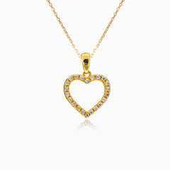 Doppelseitiges Multicolor-Gold-Pendant