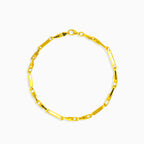 Bracelet rectangulaire en or