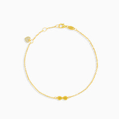 Schlichtes Gold-Unendlichkeit-Armband