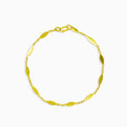 Armband mit Marquise-Goldplatten