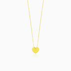 Collier en or avec un cœur délicat