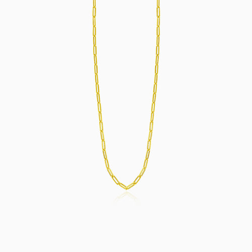 Gold gentle anker chain