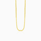 Mohutný zlatý náhrdelník s královským vzorem