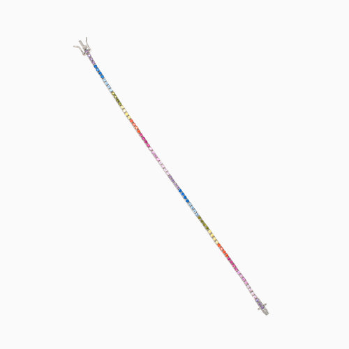 Mehrfarbiges Tennisarmband