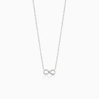 Collier infini simple en argent