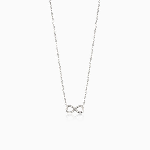 Collier infini simple en argent