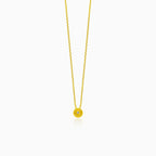 Fino collar solitario con diamante