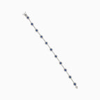 Gold royal bracelet with sapphires and diamonds