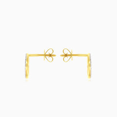 Diamantové kruhové náušnice