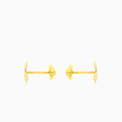 Boucles d'oreilles puces papillon