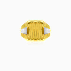 Bague en or poli pour homme