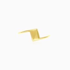 Gelbgold-Volt-Ring