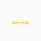 Stylový zlatý prsten