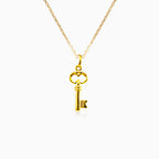 Colgante de llave en oro amarilloColgante de llave en oro amarillo