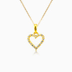 Oslnivý přívěsek srdce se zirkony z obou stran