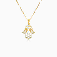 Zirkonium-Anhänger Hamsa